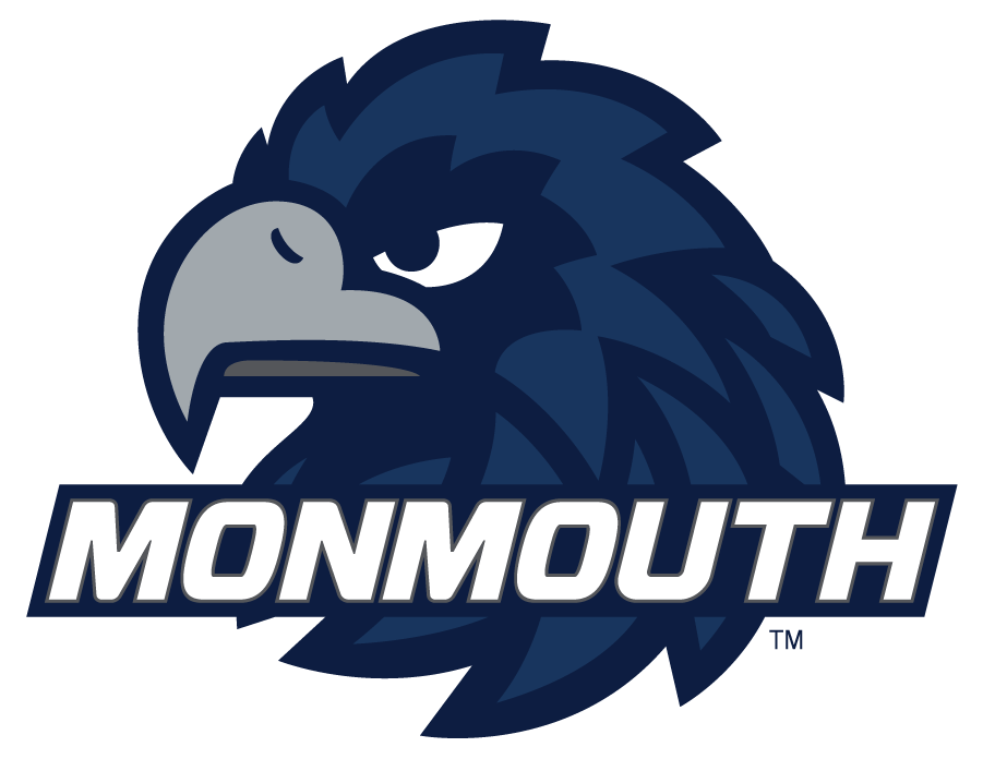 Monmouth Hawks logos iron-ons